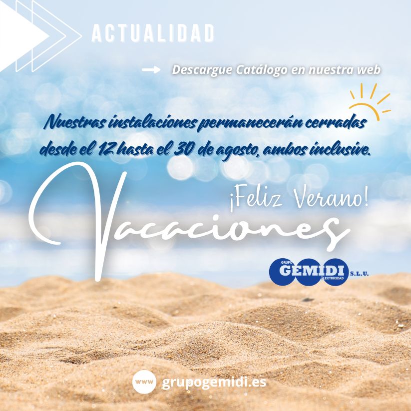 Vacaciones de Verano.